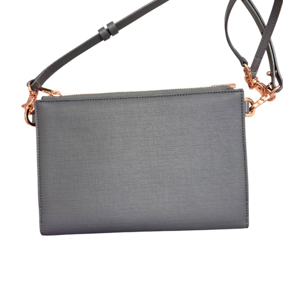Danger Dover Convertible Clutch Wallet crossbody gray - Picture 3 of 8